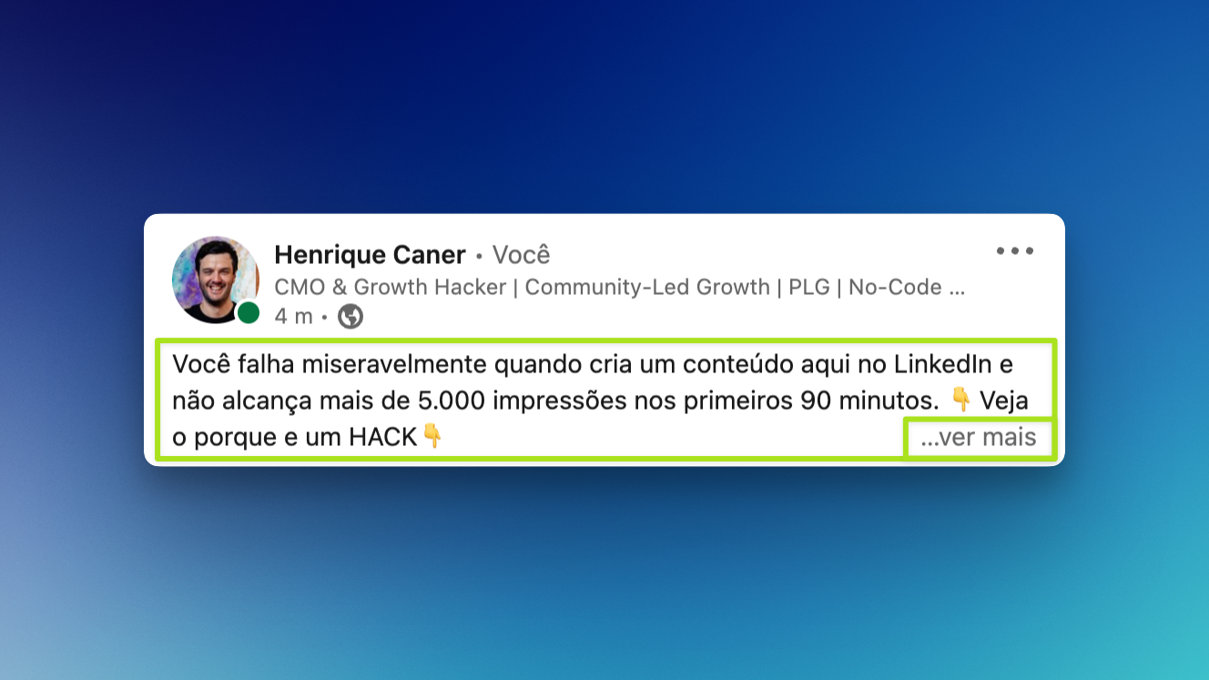 LinkedIn ...ver mais LinkedIn ...ver mais